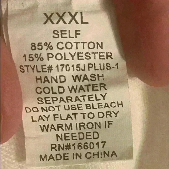 Women’s white Blue B Collection shirt/jacket XXXL - Picture 9 of 9